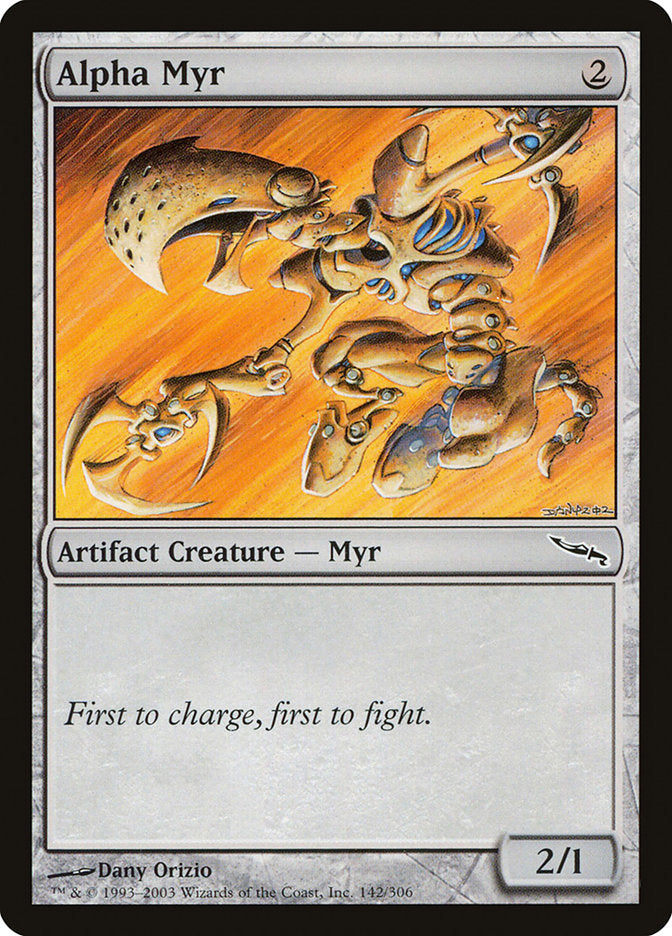 Alpha Myr [Mirrodin] MTG Single Magic: The Gathering    | Red Claw Gaming