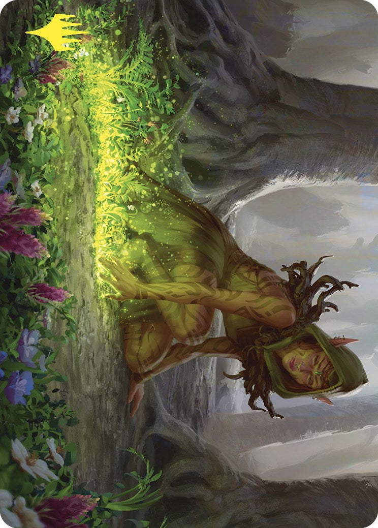 Skyshroud Claim Art Card (Gold-Stamped) [Commander Masters Art Series] MTG Single Magic: The Gathering    | Red Claw Gaming