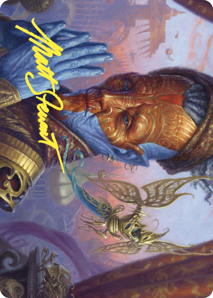 Padeem, Consul of Innovation Art Card (Gold-Stamped Signature) [Commander Masters Art Series] MTG Single Magic: The Gathering    | Red Claw Gaming