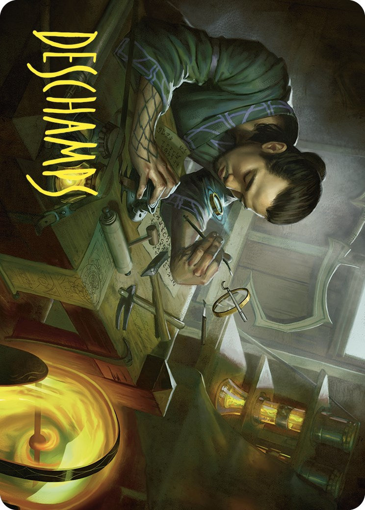 Renowned Weaponsmith Art Card (Gold-Stamped Signature) [Commander Masters Art Series] MTG Single Magic: The Gathering    | Red Claw Gaming