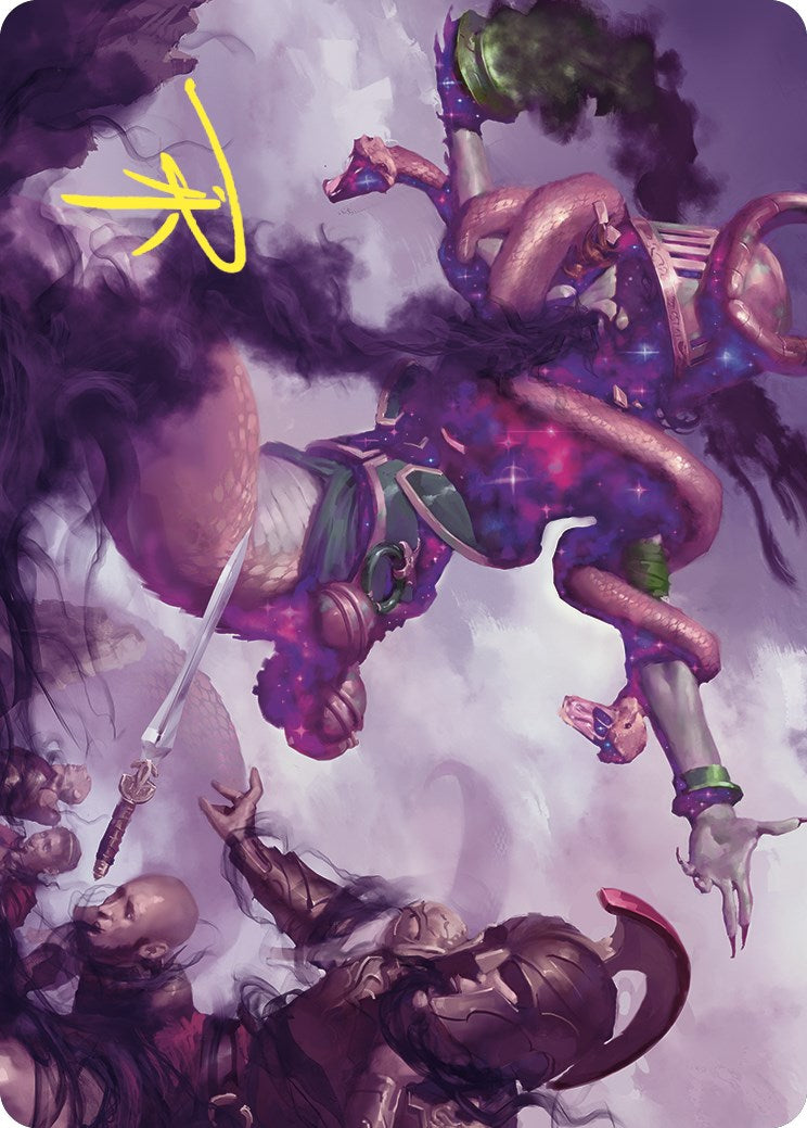 Extinguish All Hope Art Card (Gold-Stamped Signature) [Commander Masters Art Series] MTG Single Magic: The Gathering    | Red Claw Gaming