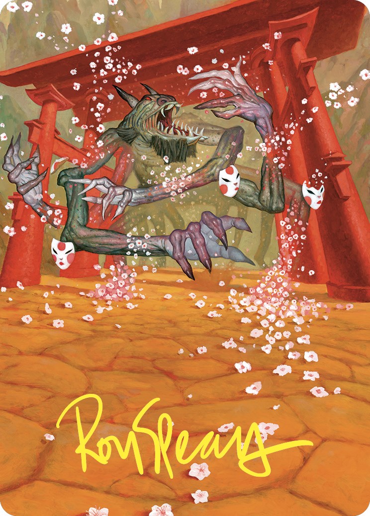 Path to Exile Art Card (Gold-Stamped Signature) [Commander Masters Art Series] MTG Single Magic: The Gathering    | Red Claw Gaming