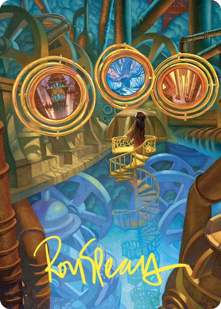 Extraplanar Lens Art Card (Gold-Stamped Signature) [Commander Masters Art Series] MTG Single Magic: The Gathering    | Red Claw Gaming