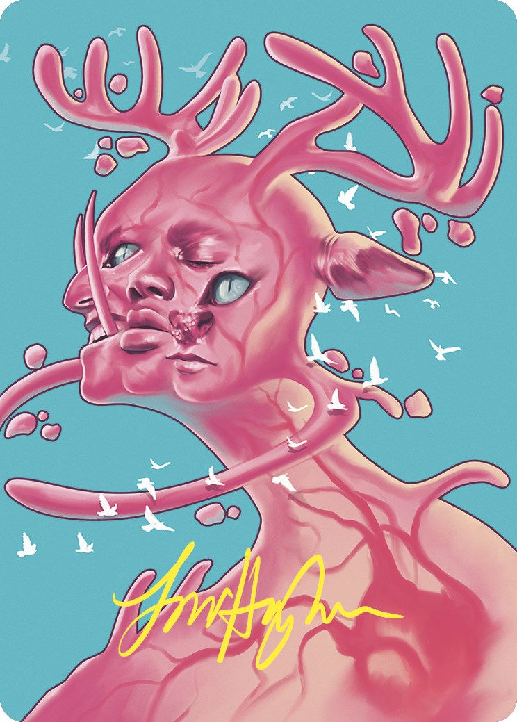 Morophon, the Boundless Art Card (Gold-Stamped Signature) [Commander Masters Art Series] MTG Single Magic: The Gathering    | Red Claw Gaming