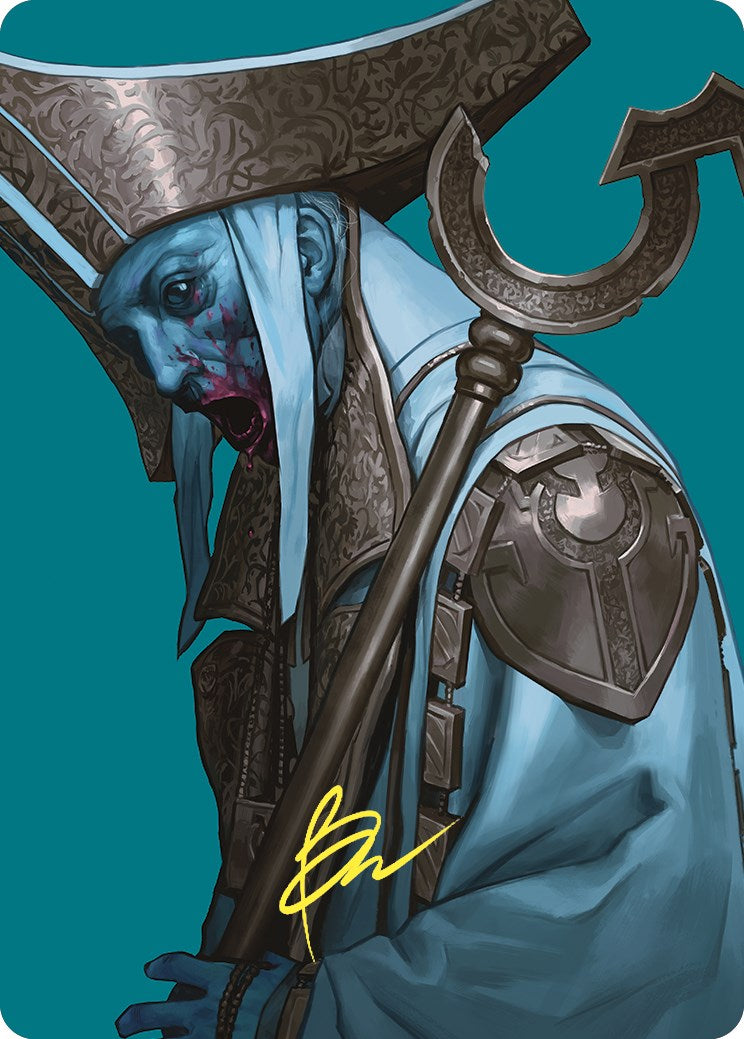 Mikaeus, the Unhallowed Art Card (Gold-Stamped Signature) [Commander Masters Art Series] MTG Single Magic: The Gathering    | Red Claw Gaming