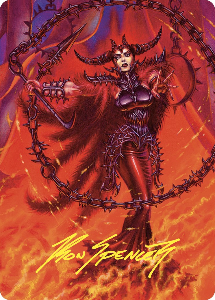 Deadly Rollick Art Card (Gold-Stamped Signature) [Commander Masters Art Series] MTG Single Magic: The Gathering    | Red Claw Gaming