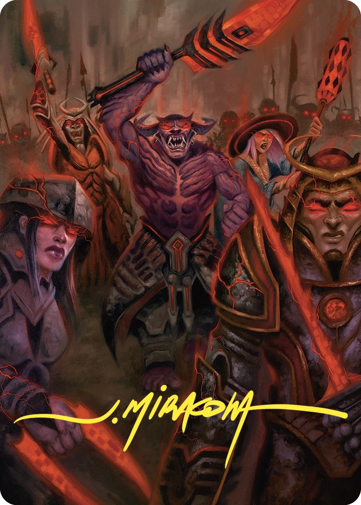 Insurrection Art Card (Gold-Stamped Signature) [Commander Masters Art Series] MTG Single Magic: The Gathering    | Red Claw Gaming