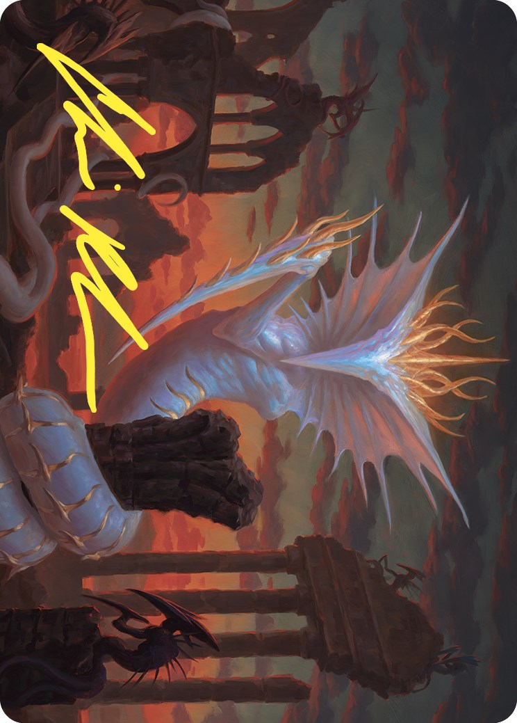 Sliver Gravemother Art Card (Gold-Stamped Signature) [Commander Masters Art Series] MTG Single Magic: The Gathering    | Red Claw Gaming