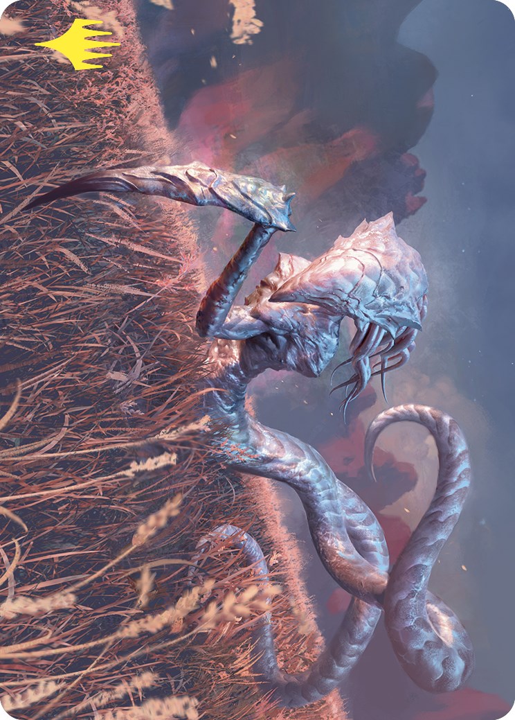 Bonescythe Sliver Art Card (Gold-Stamped) [Commander Masters Art Series] MTG Single Magic: The Gathering    | Red Claw Gaming