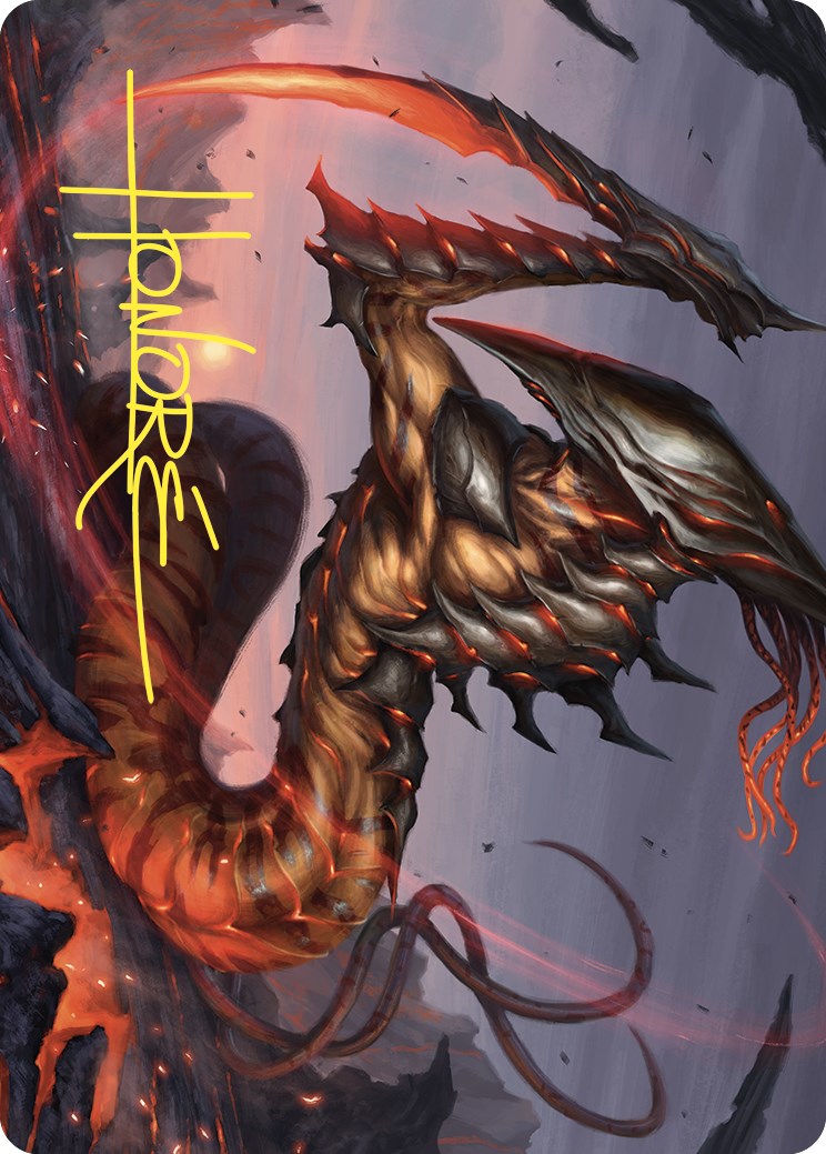 Blade Sliver Art Card (Gold-Stamped Signature) [Commander Masters Art Series] MTG Single Magic: The Gathering    | Red Claw Gaming