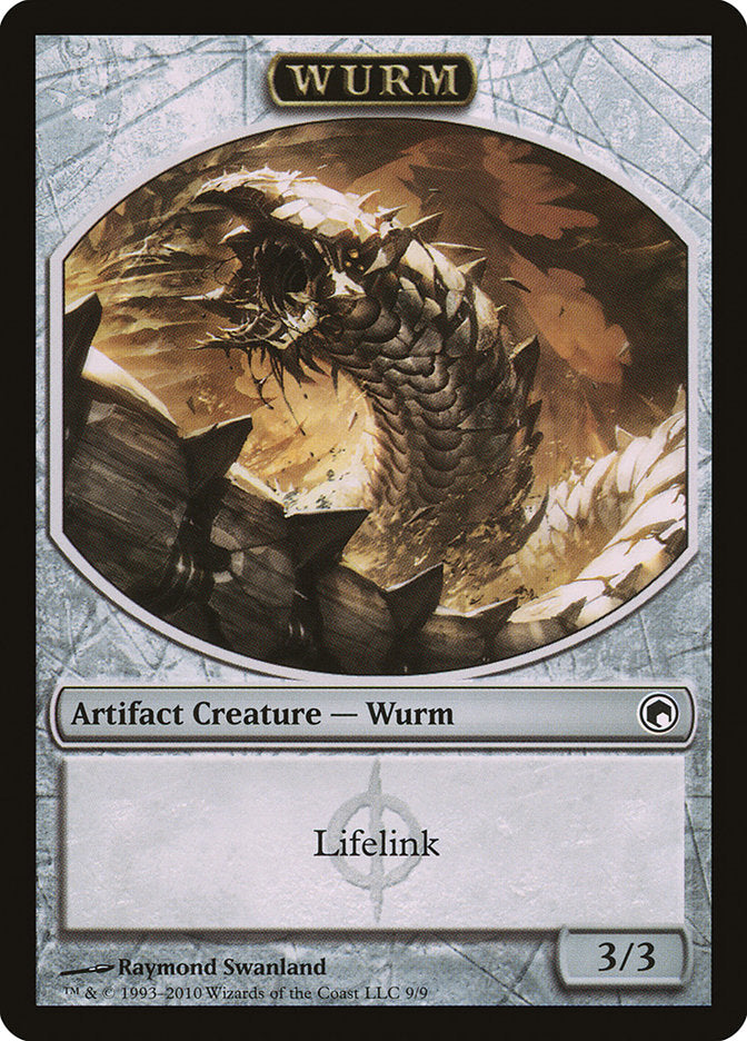 Wurm Token (9/9) [Scars of Mirrodin Tokens] MTG Single Magic: The Gathering    | Red Claw Gaming