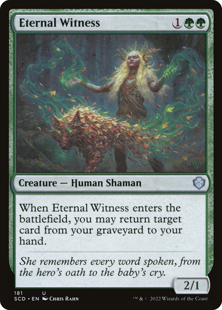 Eternal Witness [Starter Commander Decks] MTG Single Magic: The Gathering    | Red Claw Gaming