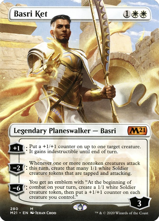 Basri Ket (Borderless) [Core Set 2021] MTG Single Magic: The Gathering    | Red Claw Gaming