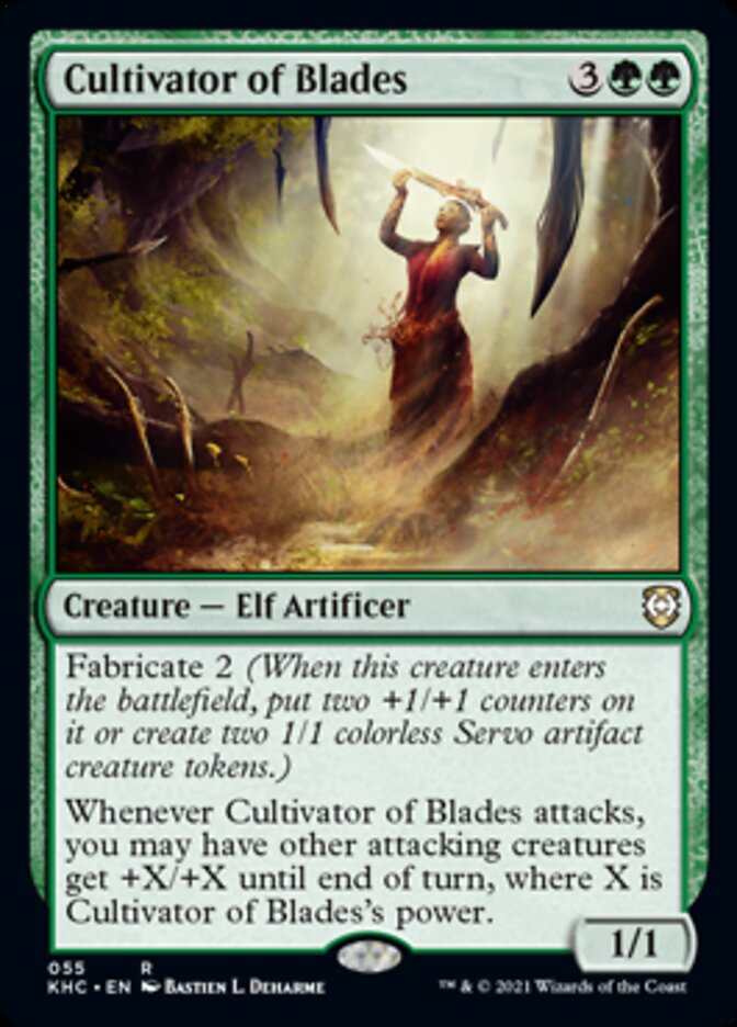 Cultivator of Blades [Kaldheim Commander] MTG Single Magic: The Gathering    | Red Claw Gaming