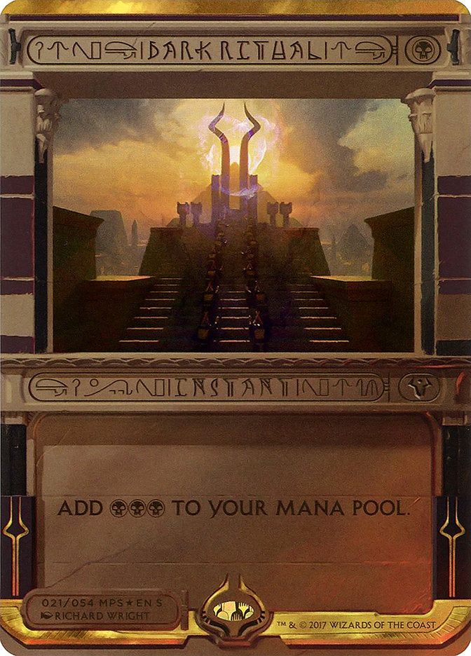 Dark Ritual (Invocation) [Amonkhet Invocations] MTG Single Magic: The Gathering    | Red Claw Gaming