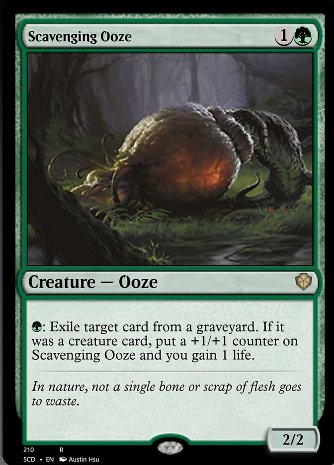 Scavenging Ooze [Starter Commander Decks] MTG Single Magic: The Gathering    | Red Claw Gaming