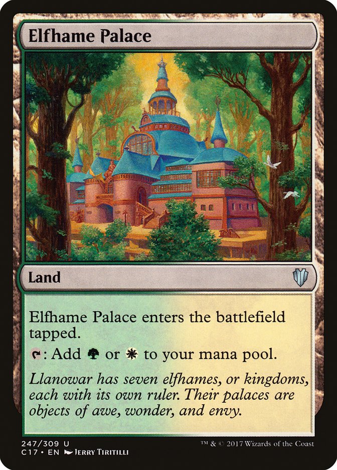 Elfhame Palace [Commander 2017] MTG Single Magic: The Gathering    | Red Claw Gaming