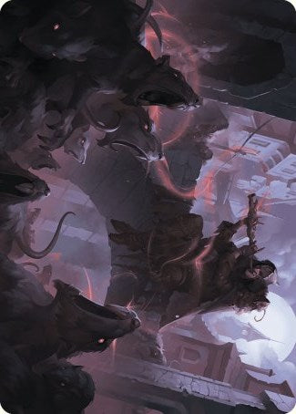 Gnawing Crescendo Art Card [Wilds of Eldraine Art Series] MTG Single Magic: The Gathering    | Red Claw Gaming