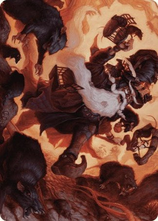 Tattered Ratter Art Card [Wilds of Eldraine Art Series] MTG Single Magic: The Gathering    | Red Claw Gaming