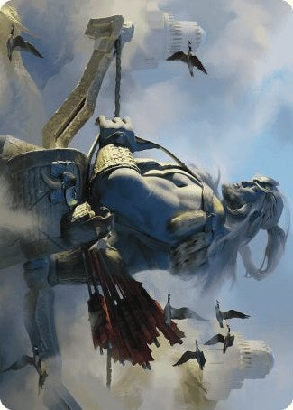 Skybeast Tracker Art Card [Wilds of Eldraine Art Series] MTG Single Magic: The Gathering    | Red Claw Gaming