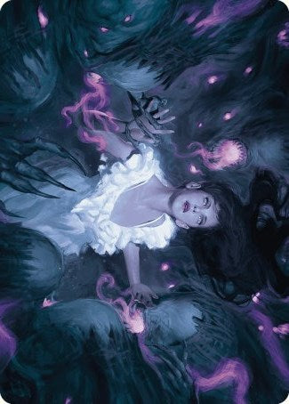Neva, Stalked by Nightmares Art Card [Wilds of Eldraine Art Series] MTG Single Magic: The Gathering    | Red Claw Gaming