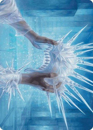 Hylda's Crown of Winter Art Card [Wilds of Eldraine Art Series] MTG Single Magic: The Gathering    | Red Claw Gaming