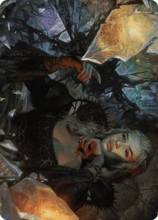 Prophetic Prism Art Card [Wilds of Eldraine Art Series] MTG Single Magic: The Gathering    | Red Claw Gaming