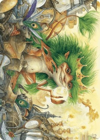 Knickknack Ouphe Art Card [Wilds of Eldraine Art Series] MTG Single Magic: The Gathering    | Red Claw Gaming