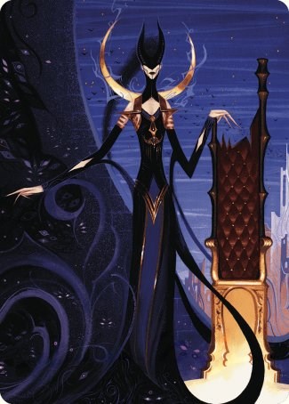 Ashiok, Wicked Manipulator Art Card (57/81) [Wilds of Eldraine Art Series] MTG Single Magic: The Gathering    | Red Claw Gaming