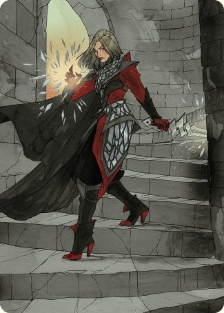 Rowan, Scion of War Art Card (59/81) [Wilds of Eldraine Art Series] MTG Single Magic: The Gathering    | Red Claw Gaming