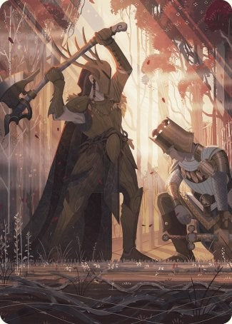 Karmic Justice Art Card [Wilds of Eldraine Art Series] MTG Single Magic: The Gathering    | Red Claw Gaming