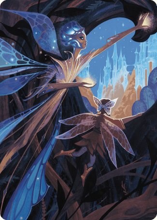 Kindred Discovery Art Card [Wilds of Eldraine Art Series] MTG Single Magic: The Gathering    | Red Claw Gaming