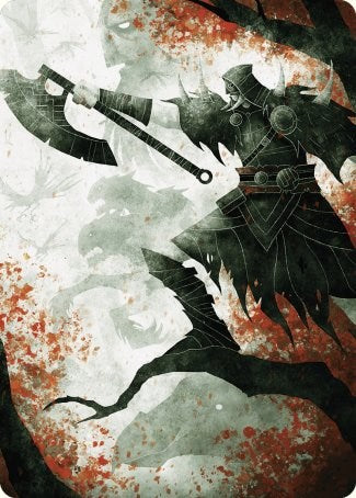 Garruk's Uprising Art Card [Wilds of Eldraine Art Series] MTG Single Magic: The Gathering    | Red Claw Gaming