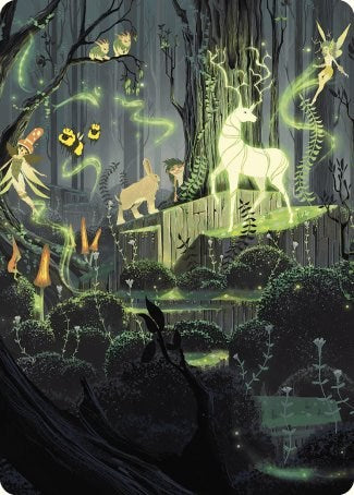 Primal Vigor Art Card [Wilds of Eldraine Art Series] MTG Single Magic: The Gathering    | Red Claw Gaming