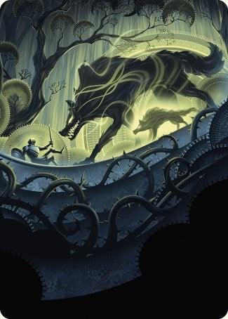 Unnatural Growth Art Card [Wilds of Eldraine Art Series] MTG Single Magic: The Gathering    | Red Claw Gaming