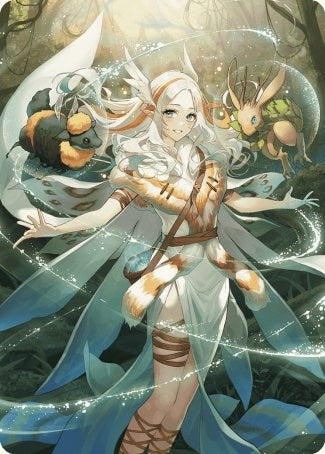 Greater Auramancy Anime Art Card [Wilds of Eldraine Art Series] MTG Single Magic: The Gathering    | Red Claw Gaming