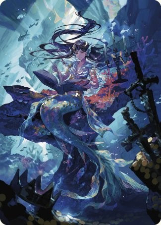 Rhystic Study Art Card [Wilds of Eldraine Art Series] MTG Single Magic: The Gathering    | Red Claw Gaming