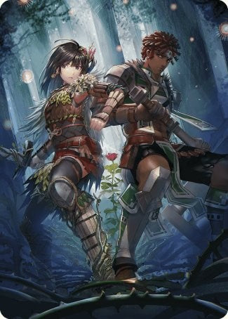 Defense of the Heart Art Card [Wilds of Eldraine Art Series] MTG Single Magic: The Gathering    | Red Claw Gaming