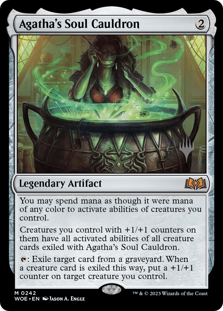 Agatha's Soul Cauldron (Promo Pack) [Wilds of Eldraine Promos] MTG Single Magic: The Gathering    | Red Claw Gaming