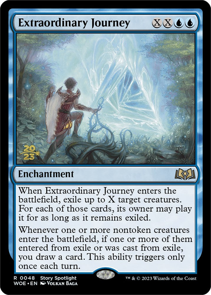 Extraordinary Journey [Wilds of Eldraine Prerelease Promos] MTG Single Magic: The Gathering    | Red Claw Gaming