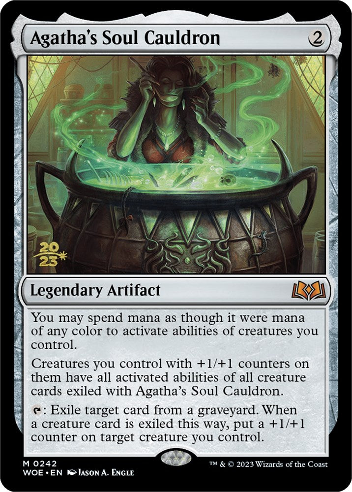 Agatha's Soul Cauldron [Wilds of Eldraine Prerelease Promos] MTG Single Magic: The Gathering    | Red Claw Gaming