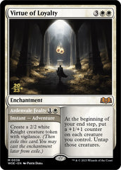 Virtue of Loyalty // Ardenvale Fealty [Wilds of Eldraine Prerelease Promos] MTG Single Magic: The Gathering    | Red Claw Gaming