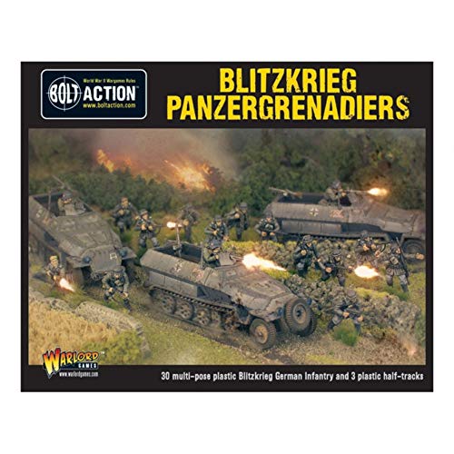 Blitzkreig Panzergrenadiers (30 + 3 Hanomags) Germany Warlord Games    | Red Claw Gaming