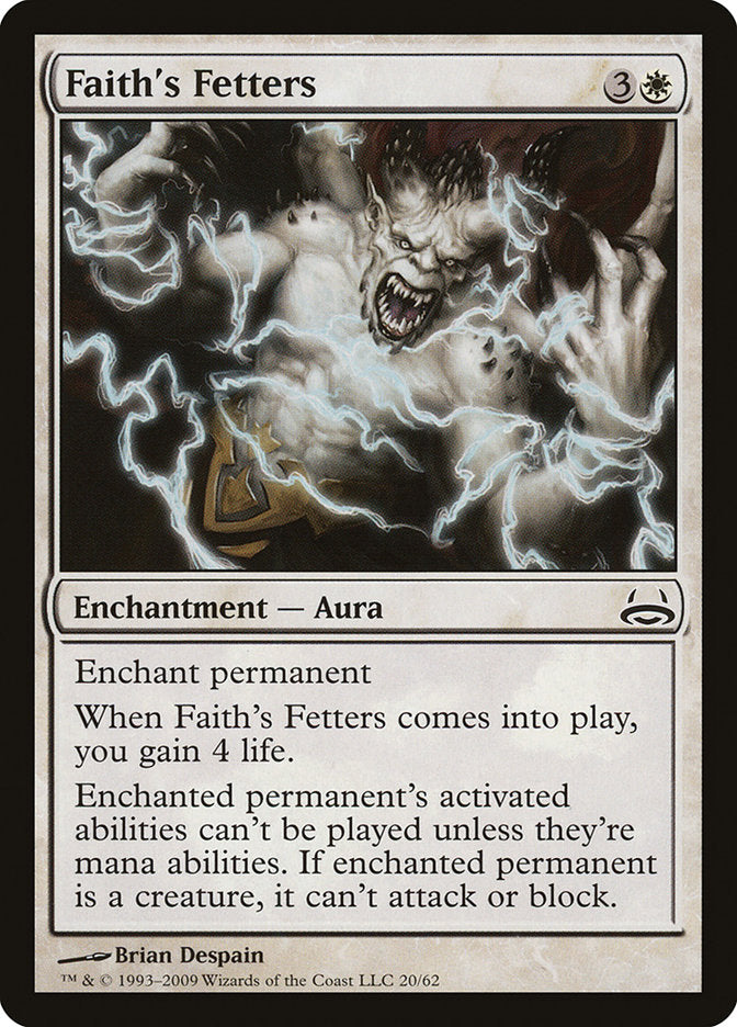 Faith's Fetters [Duel Decks: Divine vs. Demonic] MTG Single Magic: The Gathering    | Red Claw Gaming