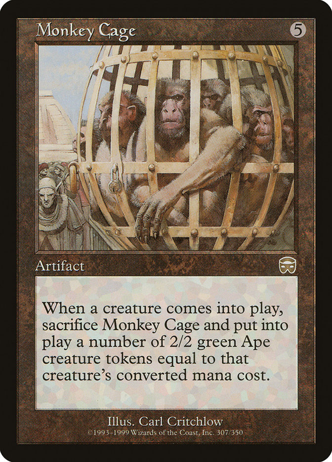 Monkey Cage [Mercadian Masques] MTG Single Magic: The Gathering    | Red Claw Gaming
