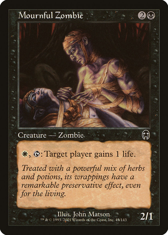 Mournful Zombie [Apocalypse] MTG Single Magic: The Gathering    | Red Claw Gaming