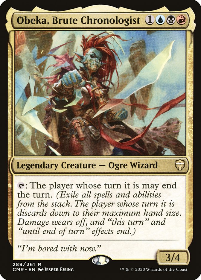 Obeka, Brute Chronologist [Commander Legends] MTG Single Magic: The Gathering    | Red Claw Gaming