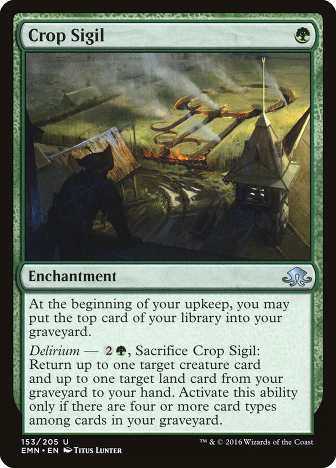 Crop Sigil [Eldritch Moon] MTG Single Magic: The Gathering    | Red Claw Gaming