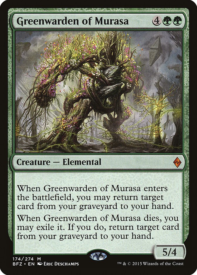 Greenwarden of Murasa (Promo Pack) [Battle for Zendikar Promos] MTG Single Magic: The Gathering    | Red Claw Gaming