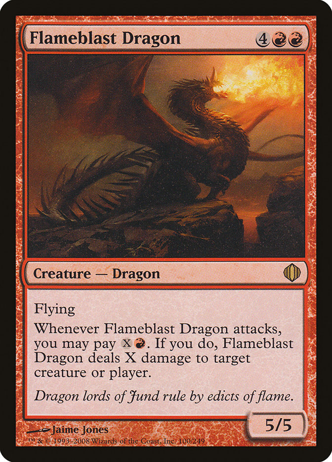 Flameblast Dragon [Shards of Alara] MTG Single Magic: The Gathering    | Red Claw Gaming